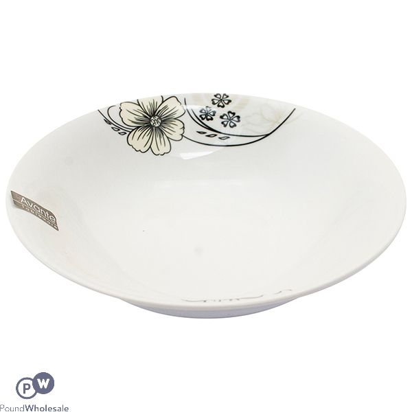 Avante Floral White Bowl 20cm