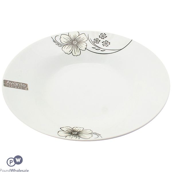 Avante Floral White Side Plate 20cm