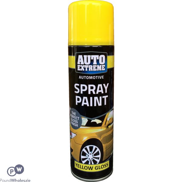 Auto Extreme Automotive Yellow Spray Paint 250ml