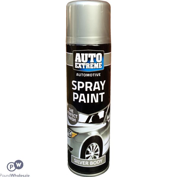 Auto Extreme Automotive Silver Spray Paint 250ml