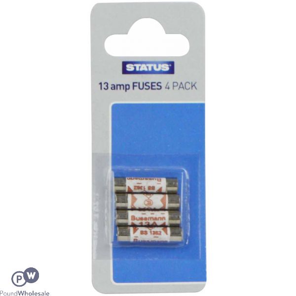 Status 13amp Fuses 4 Pack