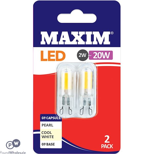 MAXIM G9 CAPSULE LED 2W-20W LIGHT BULB