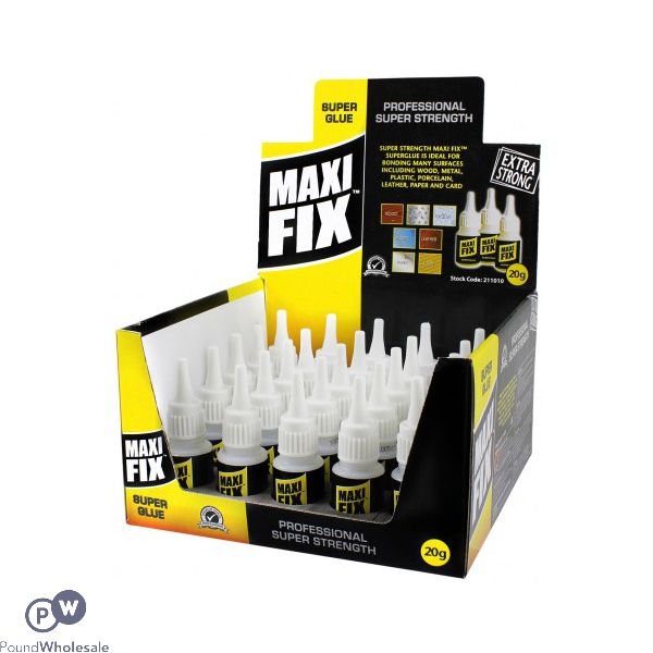 Maxifix Extra Strong Super Glue 20g CDU