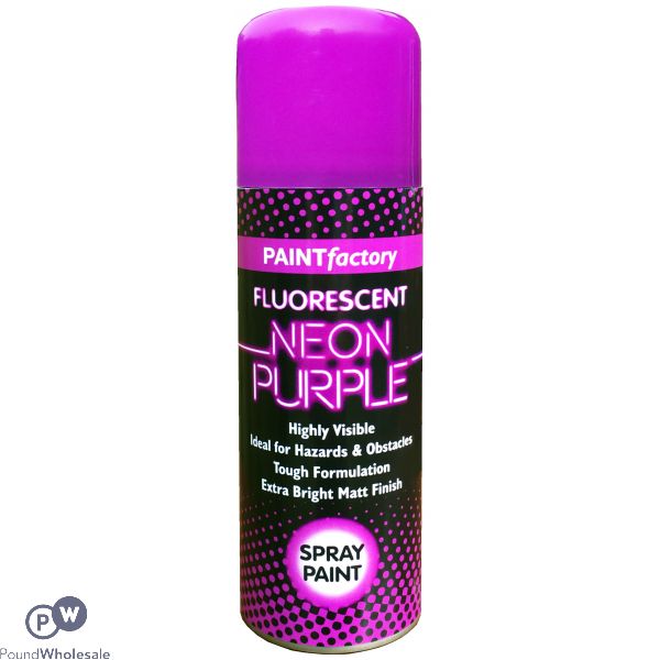 Paint Factory Fluorescent Neon Purple Spray Paint 200ml