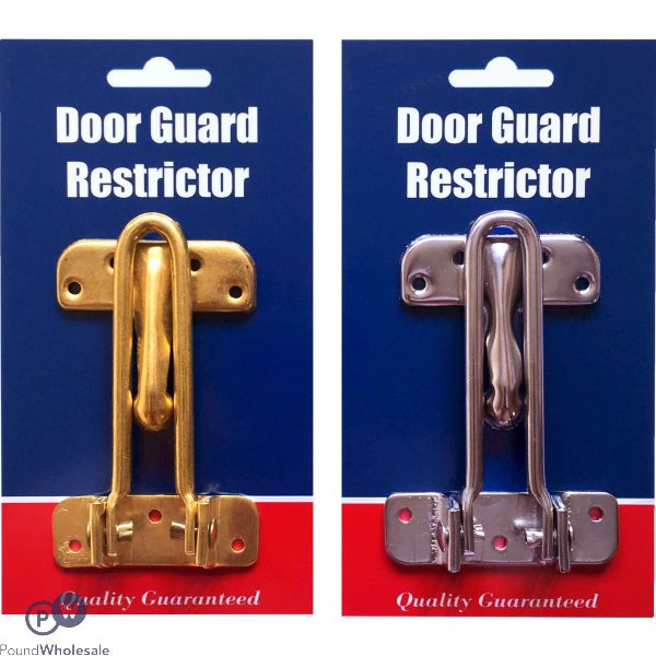 Door Guard Restrictor (assorted Gold/ Silver)