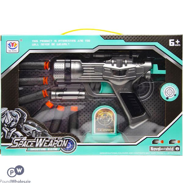 Space Gun Shooting Play Set 8pc