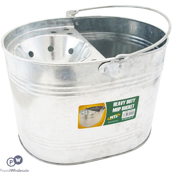 Heavy Duty Metal Mop Bucket 14l