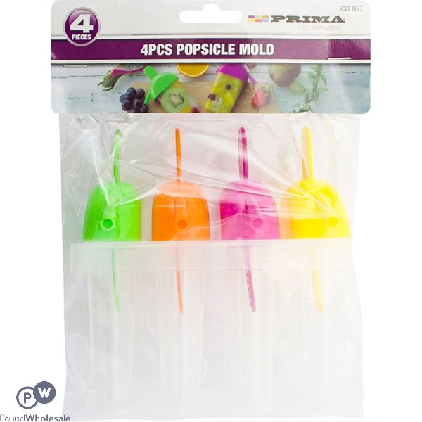 Prima Popsicle Mould Assorted 4pc
