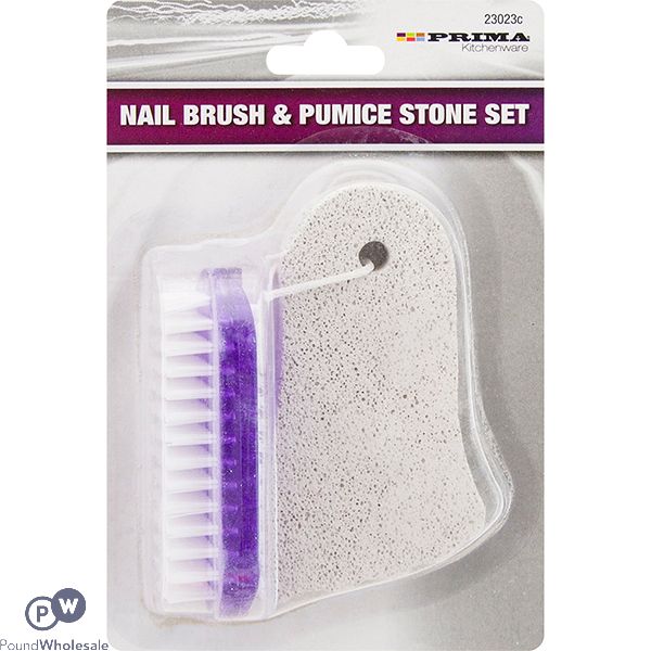 Prima Nail Brush & Pumice Stone Set