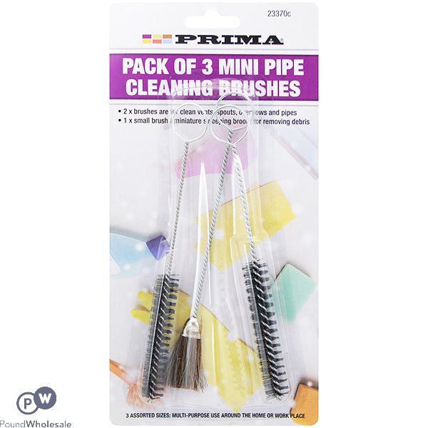 Prima Mini Pipe Cleaning Brushes Set 3pc