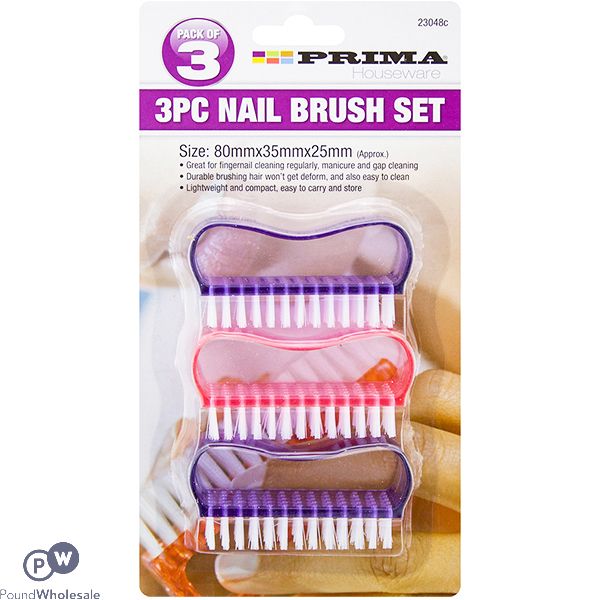 Prima Nail Brush Set 3pc