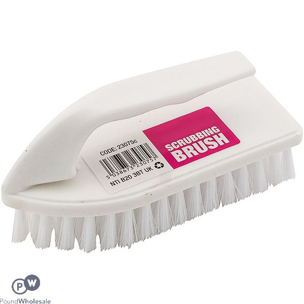 WHITE SCRUBBING BRUSH