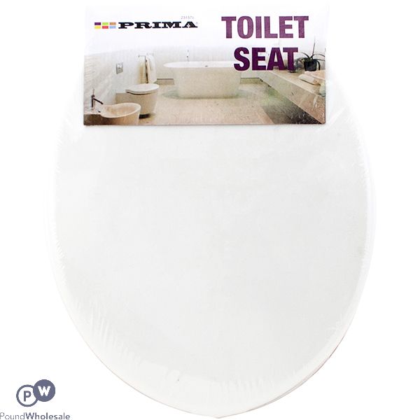 PRIMA WHITE PP TOILET SEAT