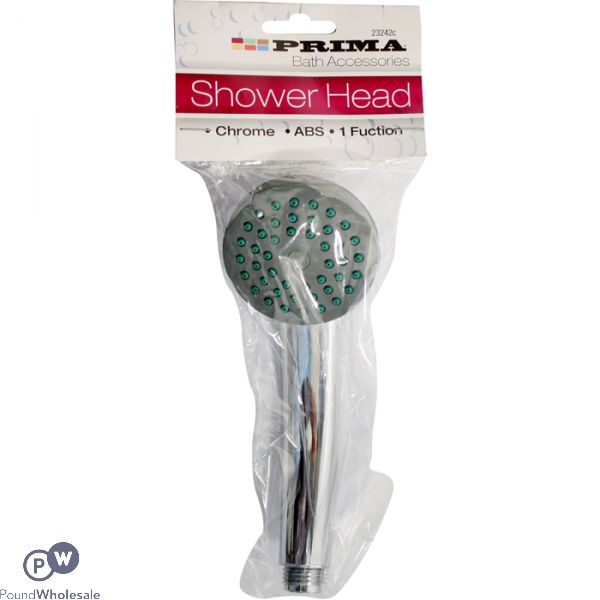 PRIMA CHROME 1 FUNCTION SHOWER HEAD 