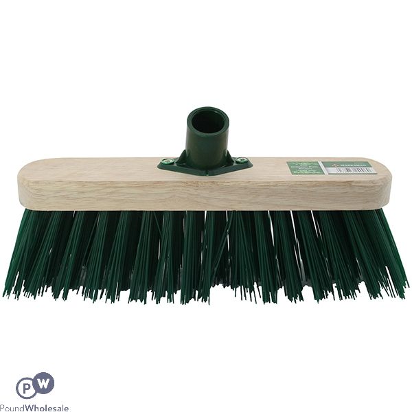 Marksman Stiff Green PVC Broom Head 12"
