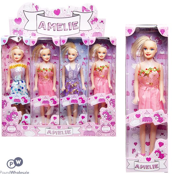 Amelie Beauty Fashion Doll Cdu Assorted