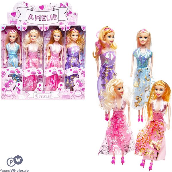 Amelie Beauty Dress Fashion Doll Cdu Assorted