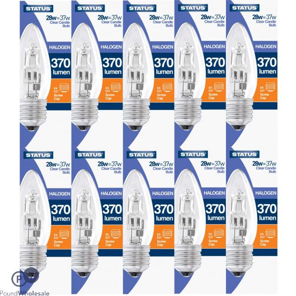 Status 28w=40w Halogen Candle Bulb Es