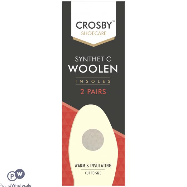 Crosby Shoecare Synthetic Woolen Insoles 2 Pairs