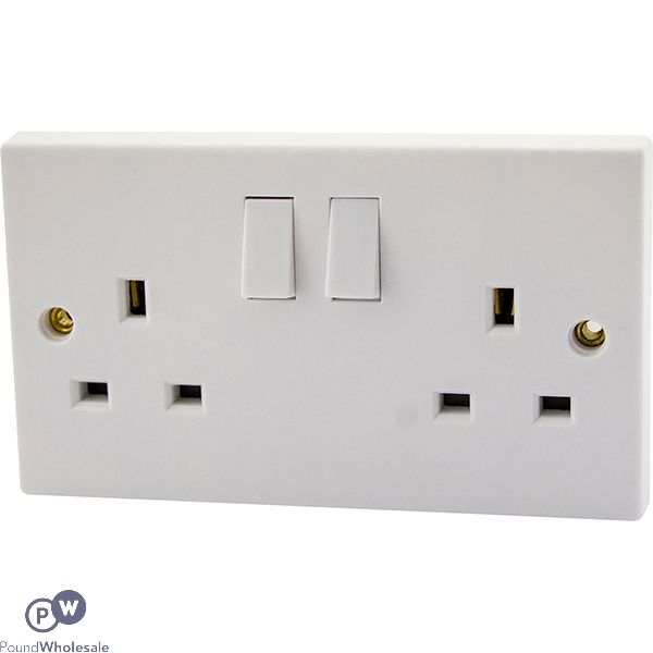 ELPINE 2-GANG 13AMP SWITCHED SOCKET CDU