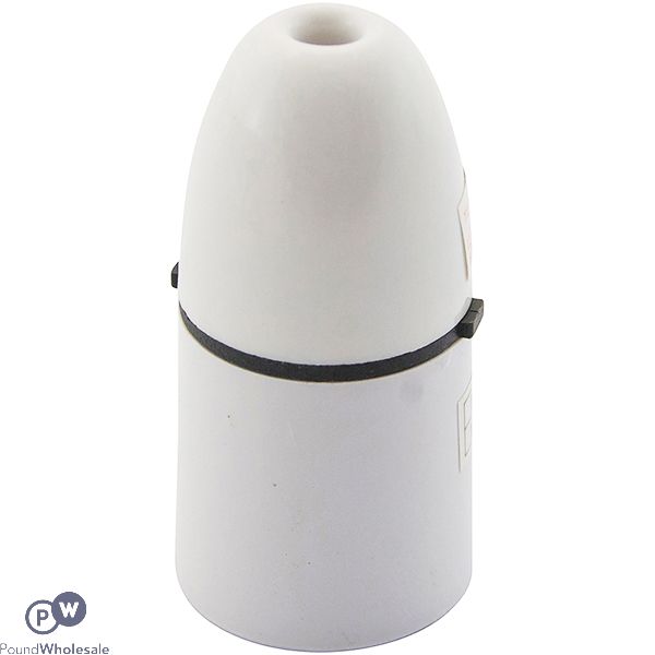 Elpine 100W 2A 240V White Cord Grip Lamp Holders