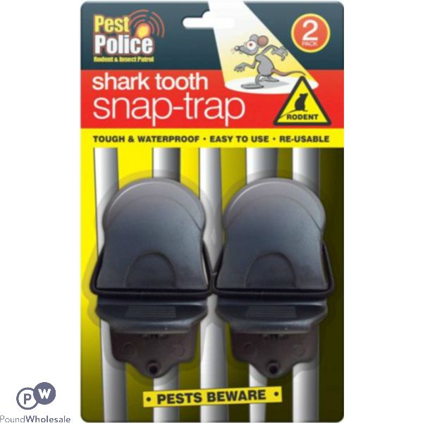 Pest Police Shark Tooth Snap-trap