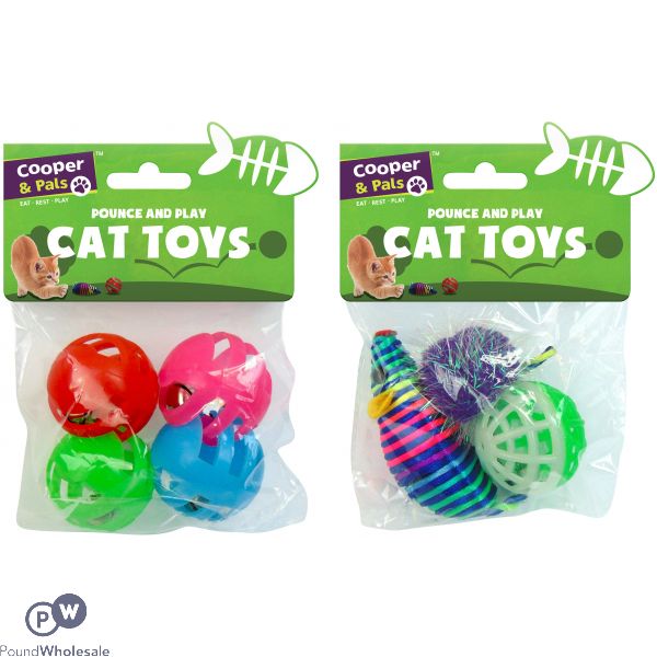 Cooper & Pals Pounce & Play Cat Toys