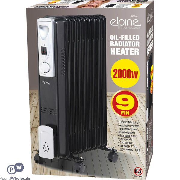 ELPINE OIL-FILLED RADIATOR HEATER 2000W