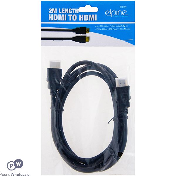 Elpine 4k Hdmi-to-hdmi Cable 2m