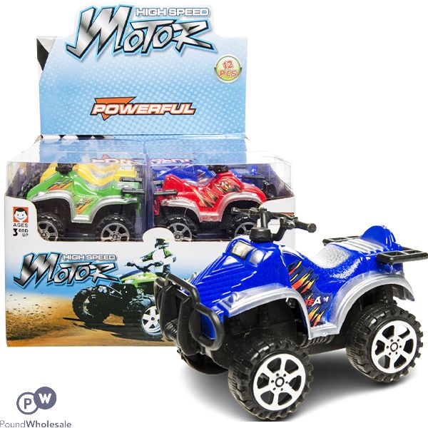 High Speed Motor Quad Bike Toys Cdu Assorted