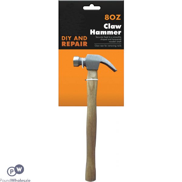 Diy And Repair 8oz Wooden Handled Hammer