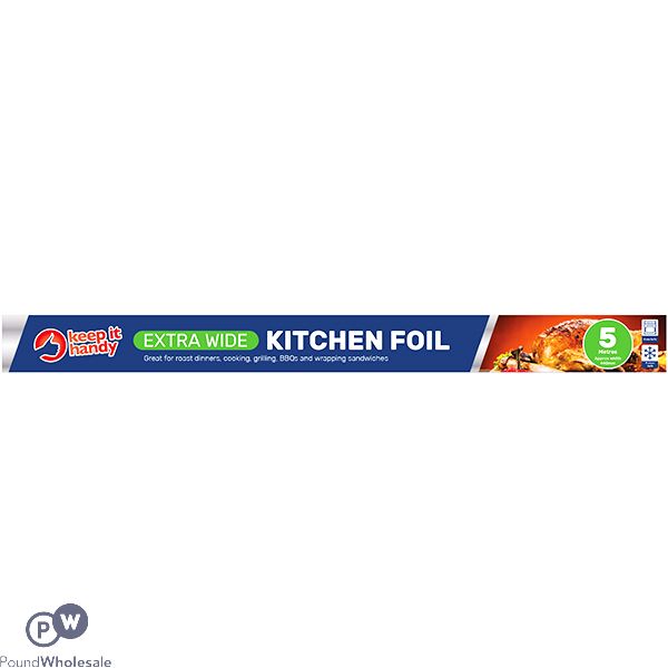 KEEP IT HANDY EXTRA WIDE KITCHEN FOIL 5M