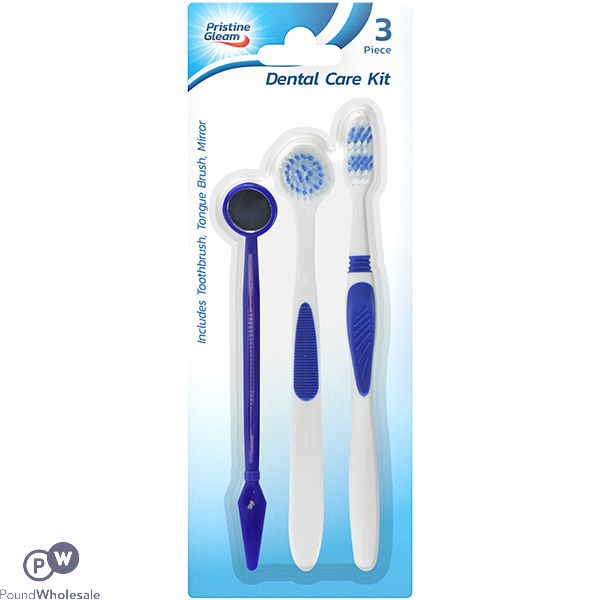 Pristine Gleam Dental Care Kit 3pc