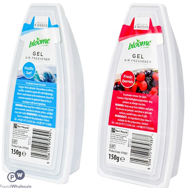 Bloome Gel Boat Air Freshener 150G Assorted Fragrance