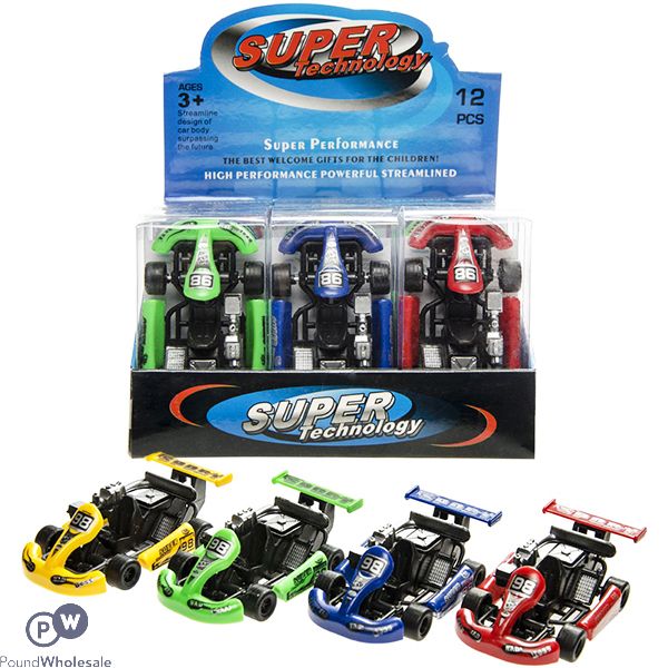 Super Technology Go-cart Cdu Assorted Colours