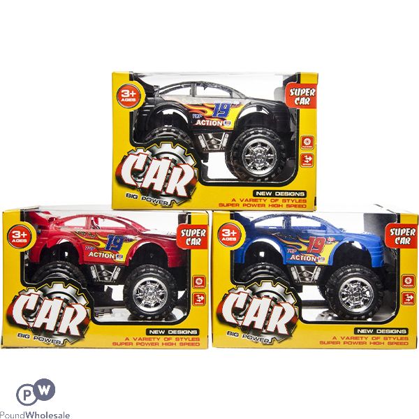 Big Wheel Monster Truck Car Assorted Colours