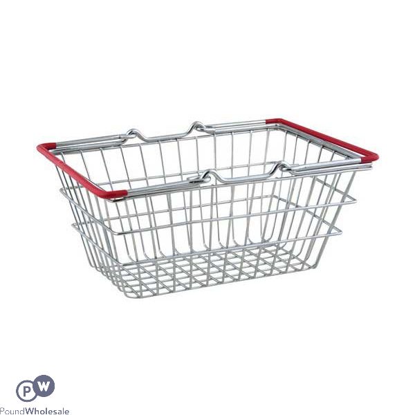 Chrome Mini Shopping Basket