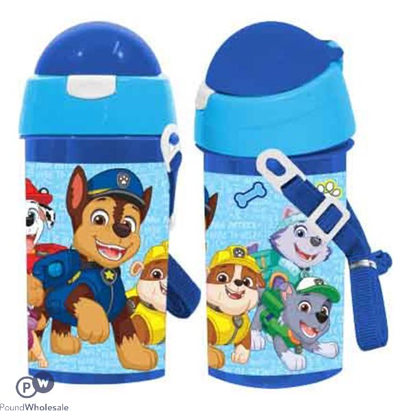 Paw Patrol Flip-top Straw Water Bottle