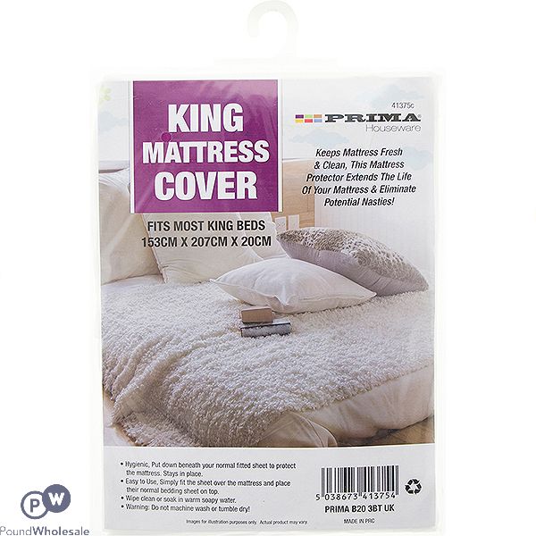 PRIMA KING MATTRESS COVER 153 X 207 X 20CM