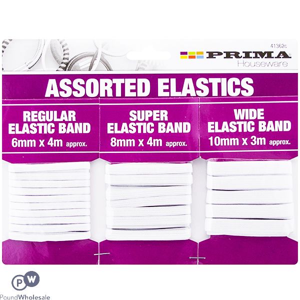 Prima Assorted Sewing Elastic Bands Set