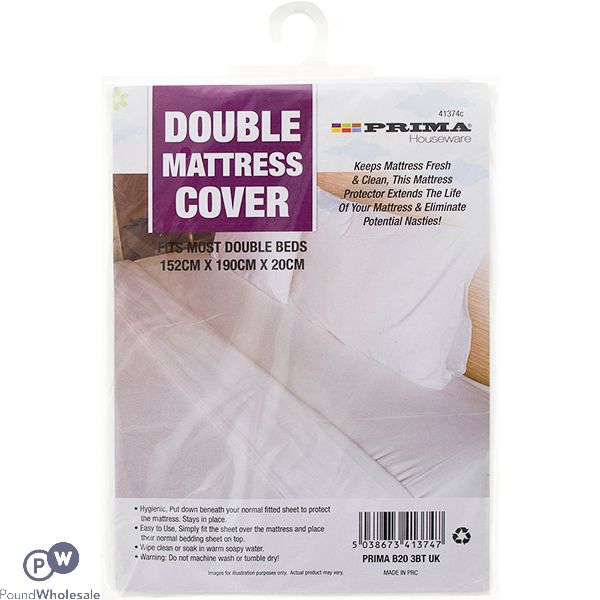 PRIMA DOUBLE MATTRESS COVER 152CM X 190CM X 20CM