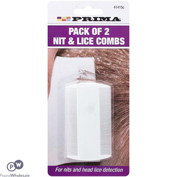 PRIMA 2-IN-1 NIT & LICE COMBS