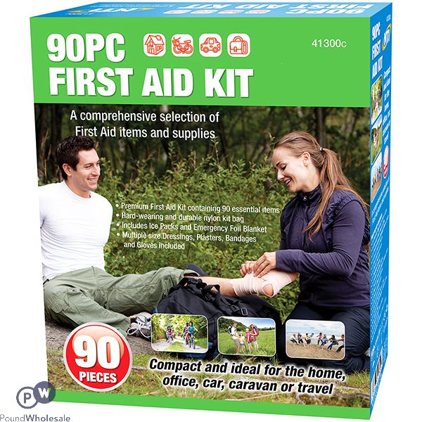 Emergency Medical First Aid Kit 90pc