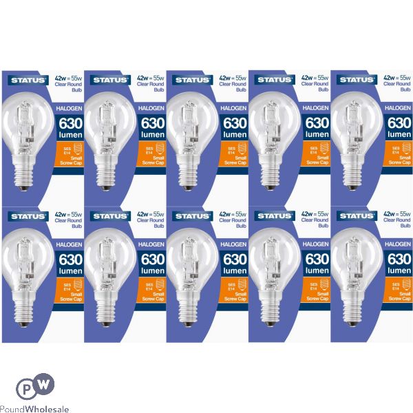 Status 42w=60w Halogen Round Bulb Es