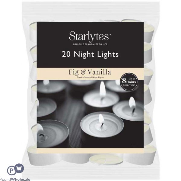 Starlytes Fig & Vanilla Nightlights 20 Pack 