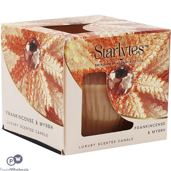 Starlytes Frankincense & Myrrh Luxury Scented Candle