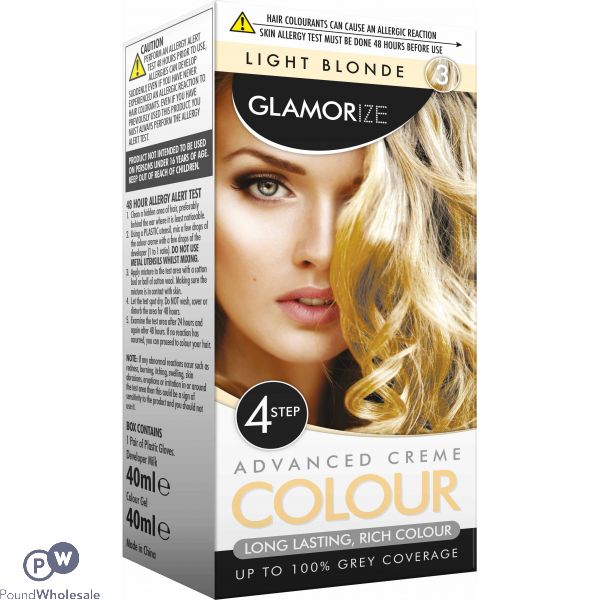 Light Blonde Permanent Hair Colour No.3