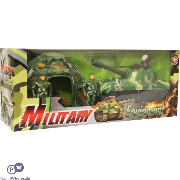 Military Series Tank And Tent Play Set 