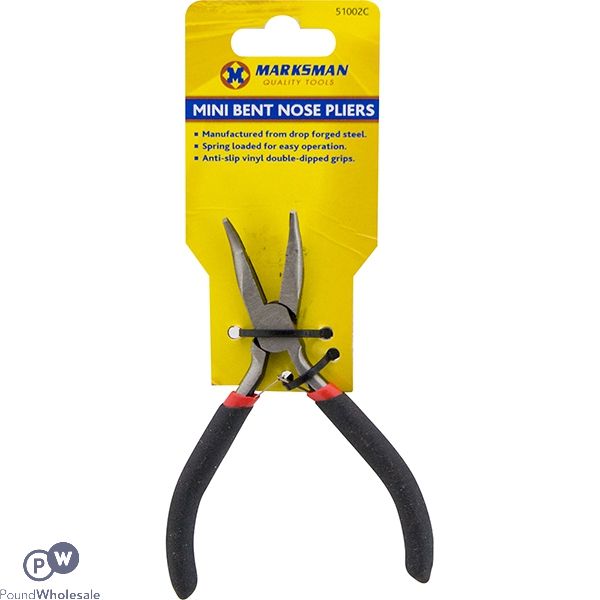 Marksman Mini Bent Nose Pliers 4.5"