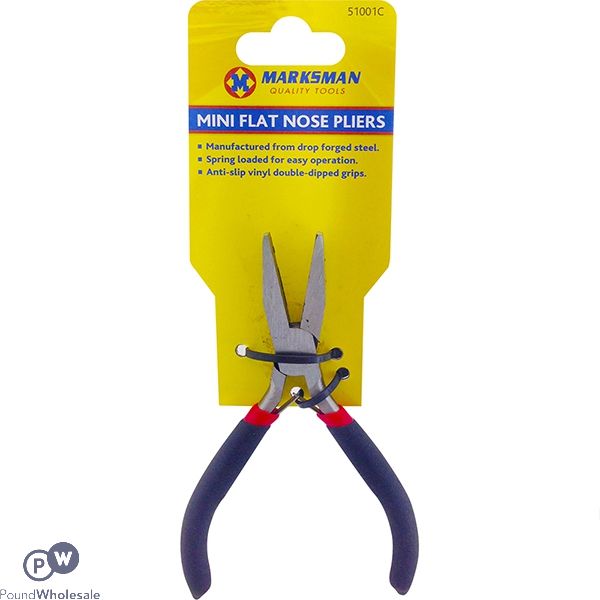 Marksman Mini Flat Nose Plier 4.5"